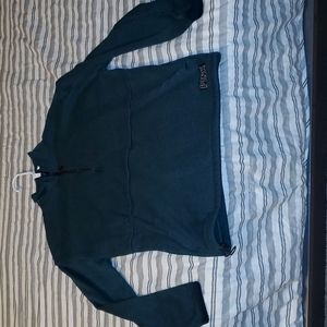 Pink half zip sweatshirt